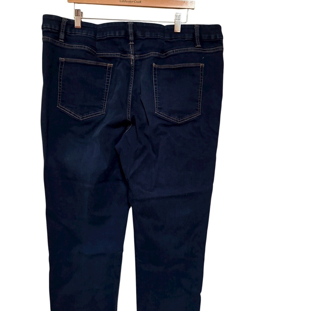 Coldwater Creek Dark Blue Denim Bootcut Pants 22W - Picture 2 of 4